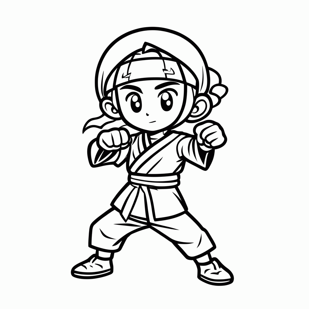 Desenho de Hinata Hyuga para colorir e imprimir grátis em folha A4