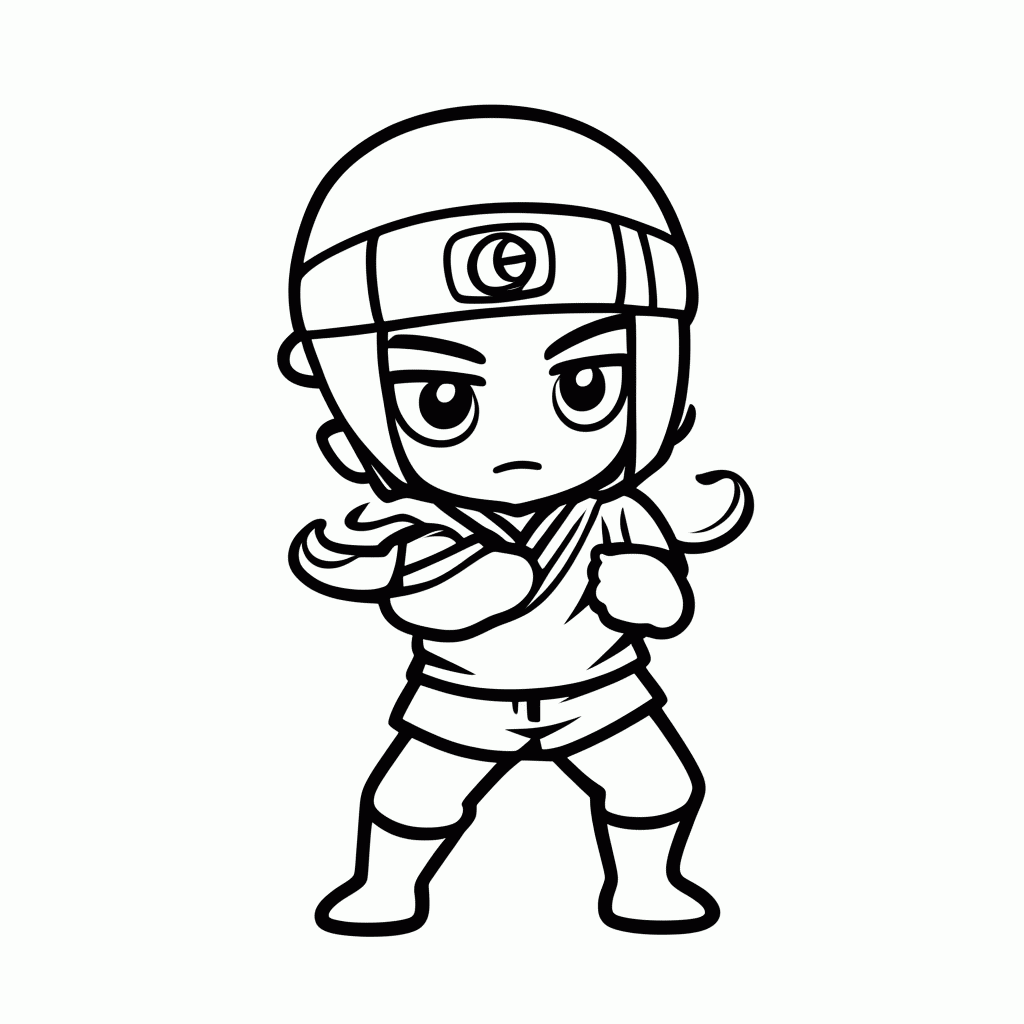Desenho de Kakashi Sharingan para colorir e imprimir grátis em folha A4