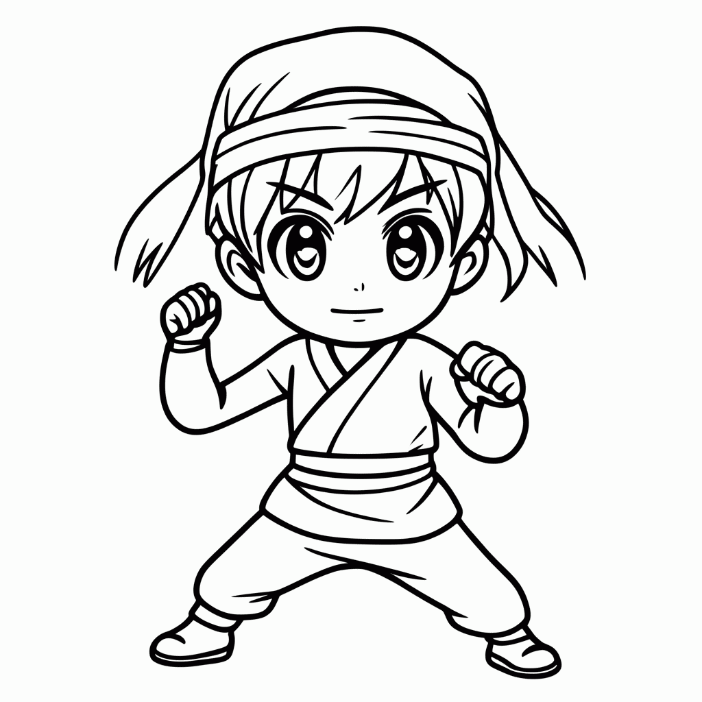 Desenho de Sakura Haruno para colorir e imprimir grátis em folha A4