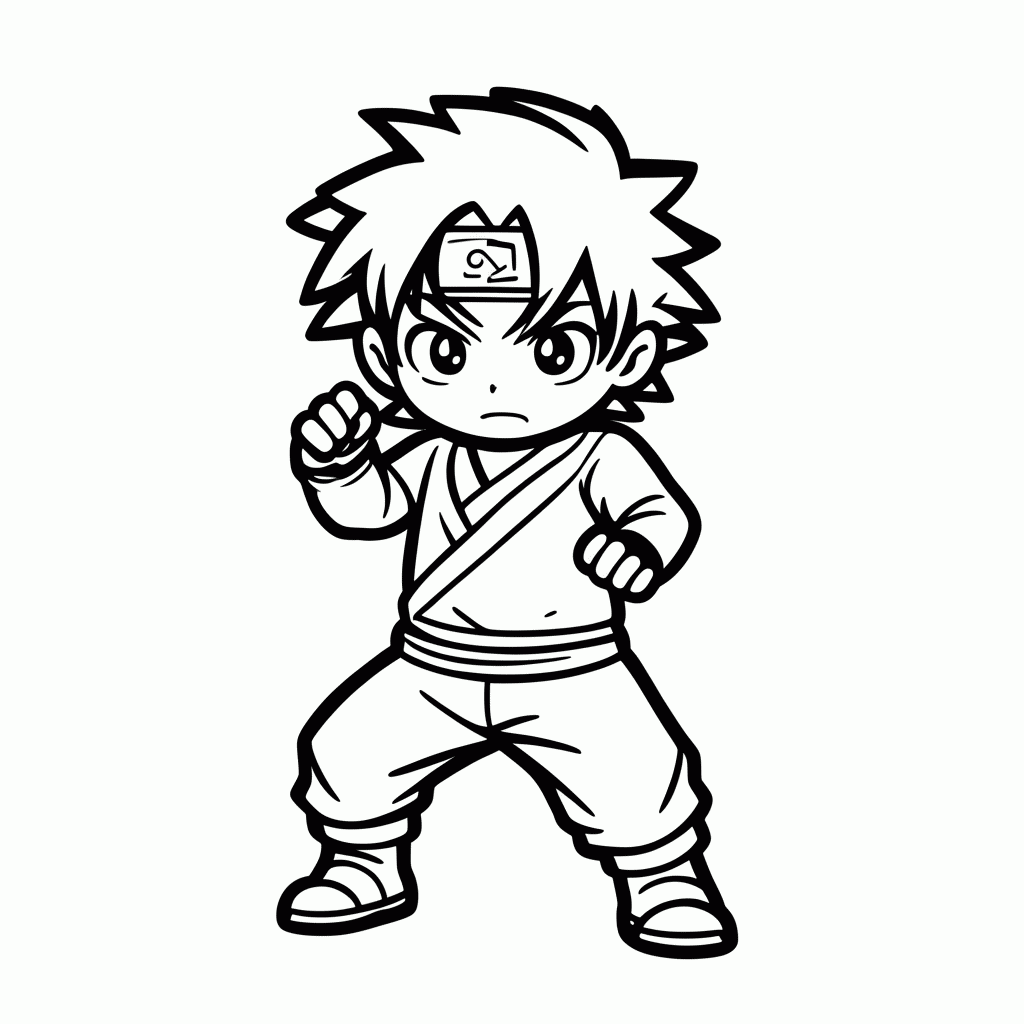 Desenho de Sasuke Rinnegan para colorir e imprimir grátis em folha A4