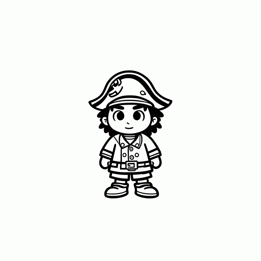 Desenho de Luffy Gear 5 para colorir e imprimir grátis em folha A4