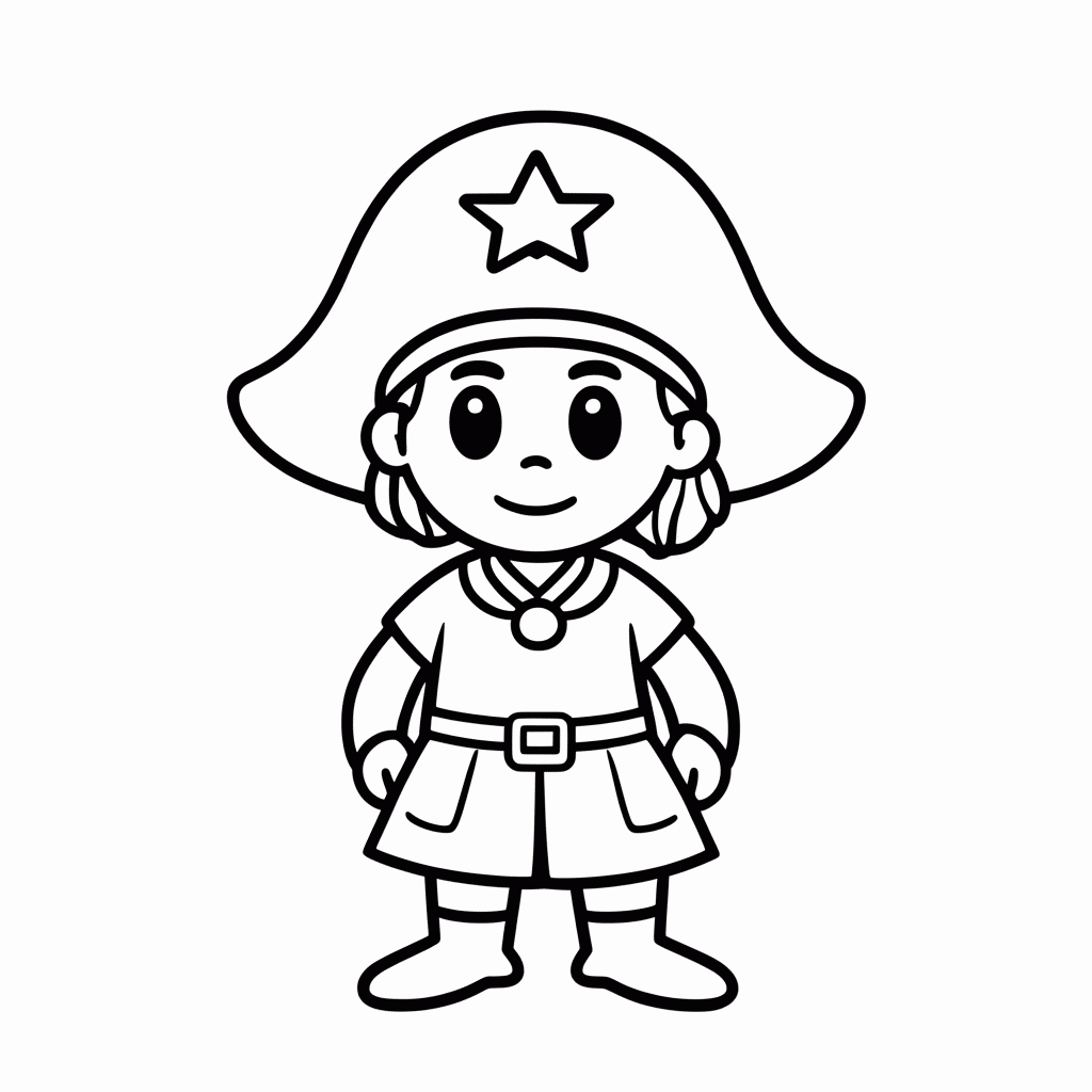 Desenho de Nami Navegadora para colorir e imprimir grátis em folha A4