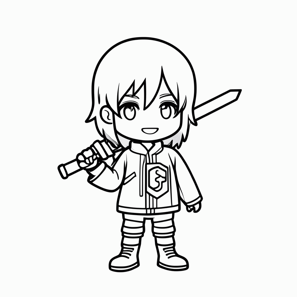 Desenho de Trunks para colorir e imprimir grátis em folha A4