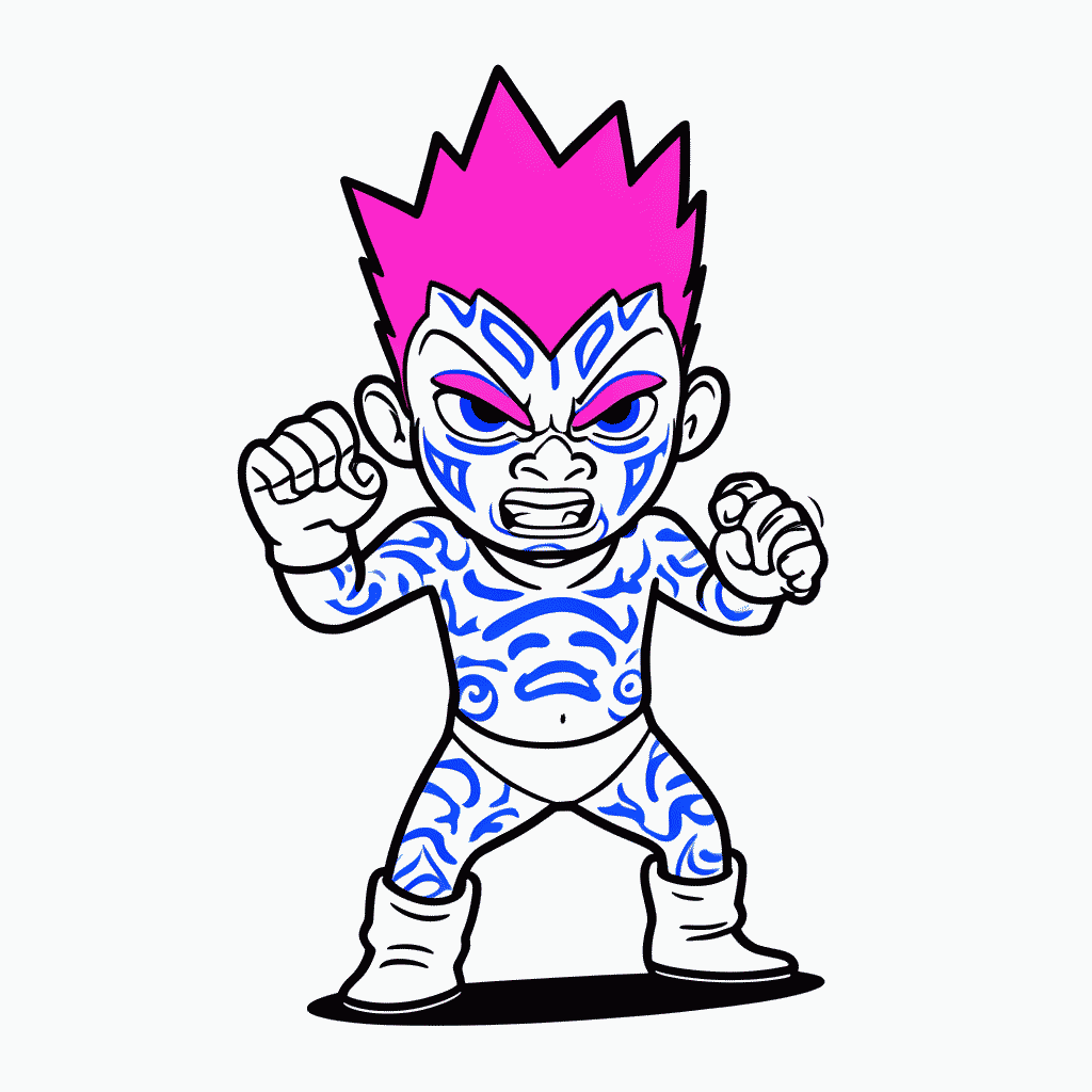 Desenho de Akaza Luarra para colorir e imprimir grátis em folha A4