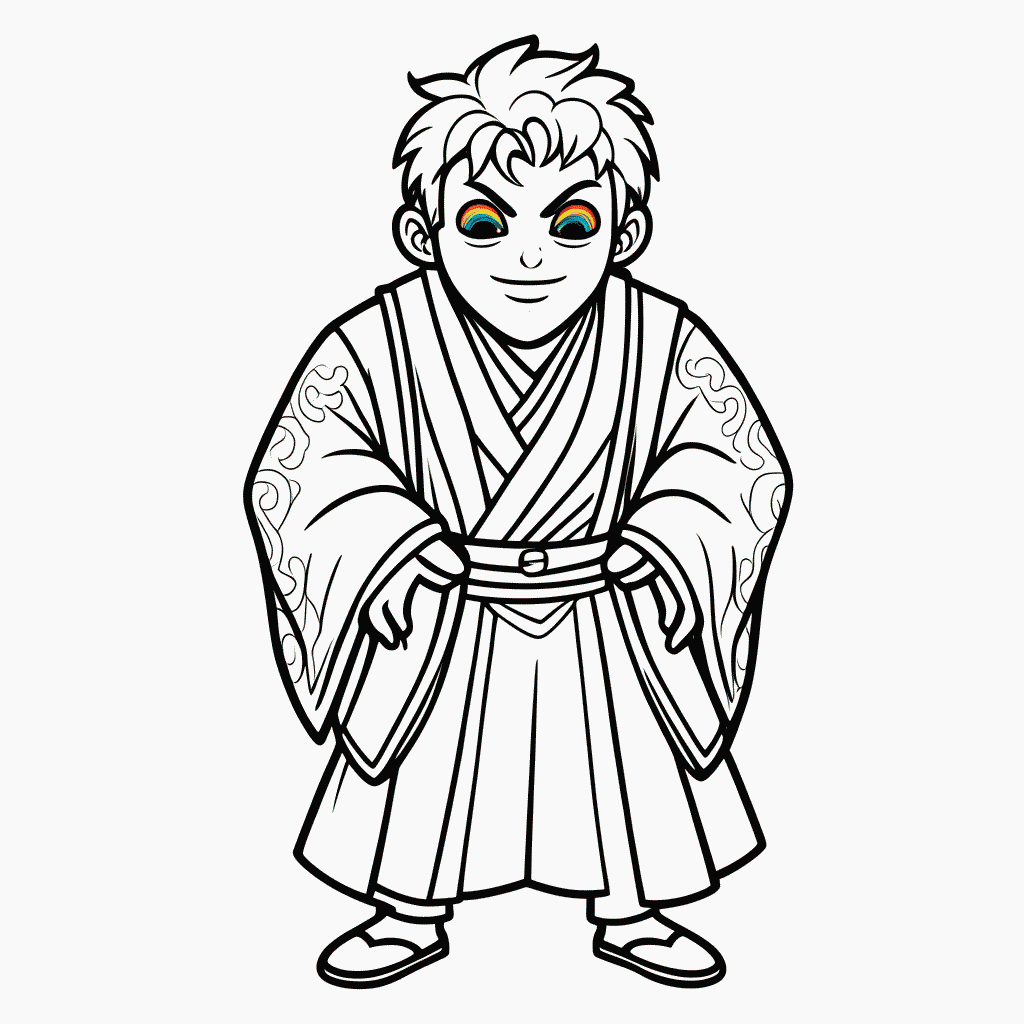 Desenho de Douma para colorir e imprimir grátis em folha A4