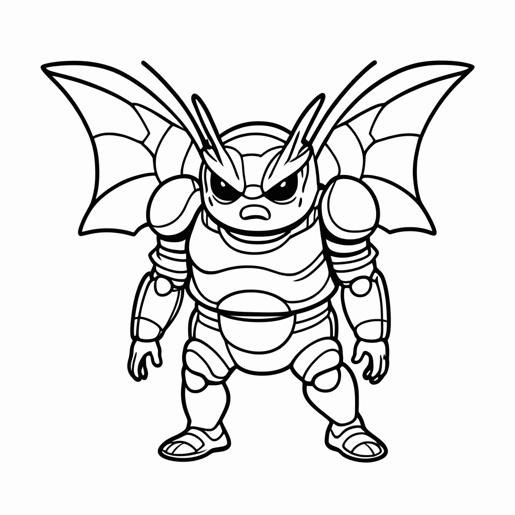 Desenho de Cell Perfect para colorir e imprimir grátis em folha A4