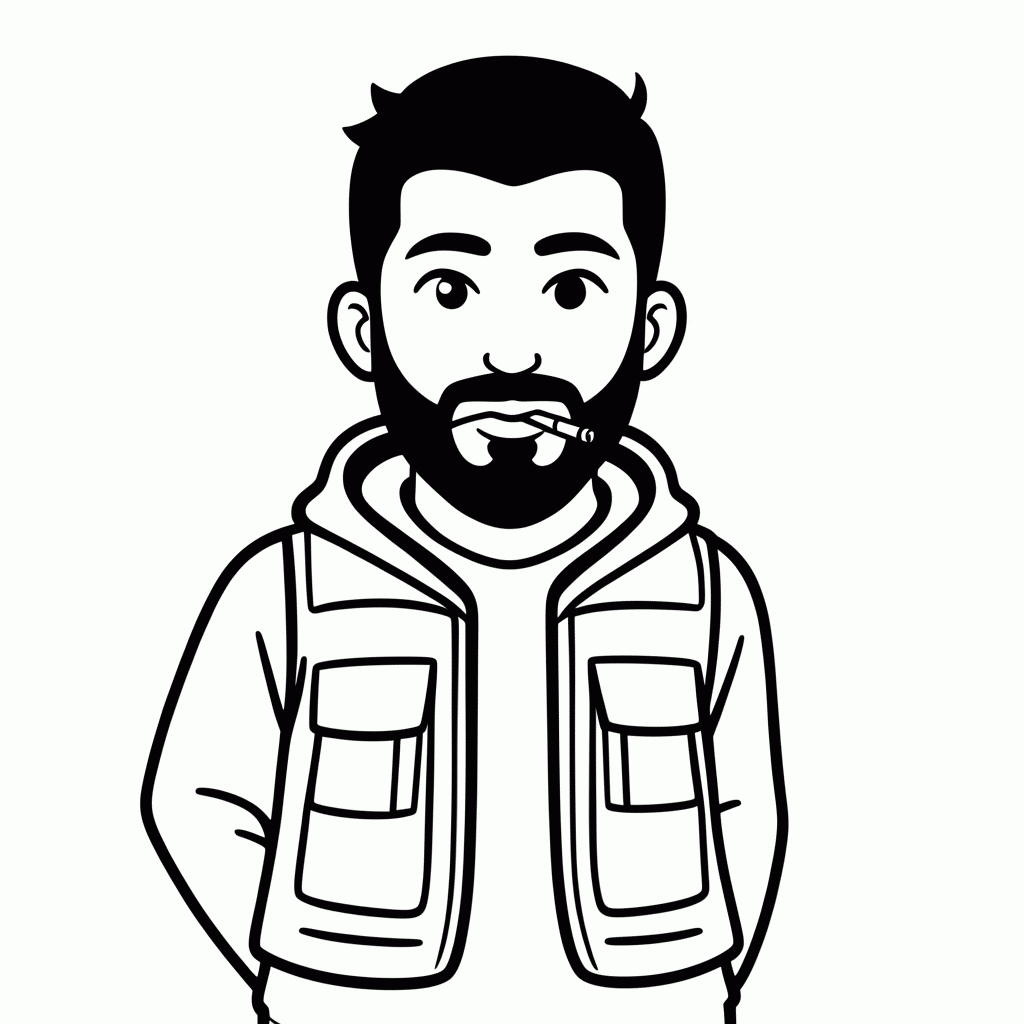 Desenho de Asuma Sensei para colorir e imprimir grátis em folha A4