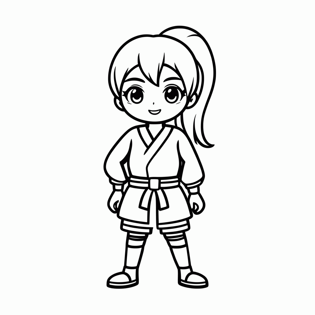 Desenho de Ino Yamanaka para colorir e imprimir grátis em folha A4