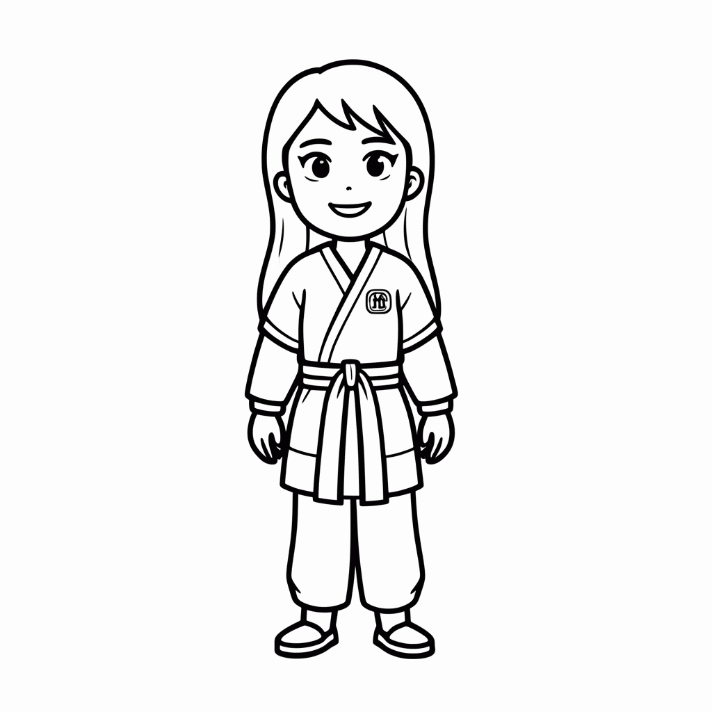 Desenho de Kushina Uzumaki para colorir e imprimir grátis em folha A4