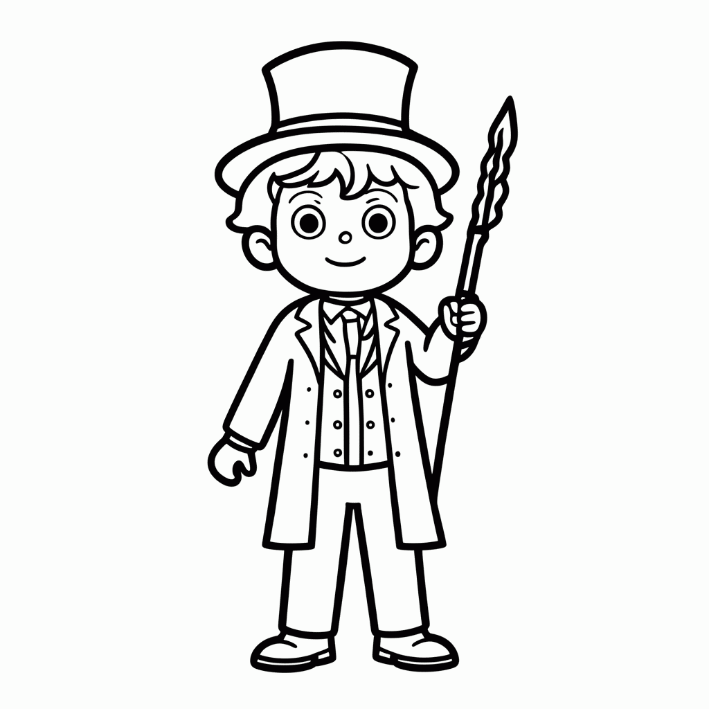 Desenho de Sabo Revolucionario para colorir e imprimir grátis em folha A4