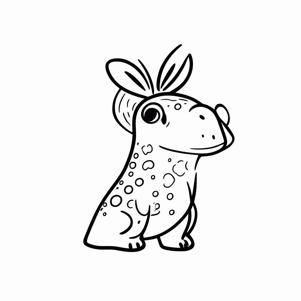 Desenho de Bulbasaur para colorir e imprimir grátis em folha A4
