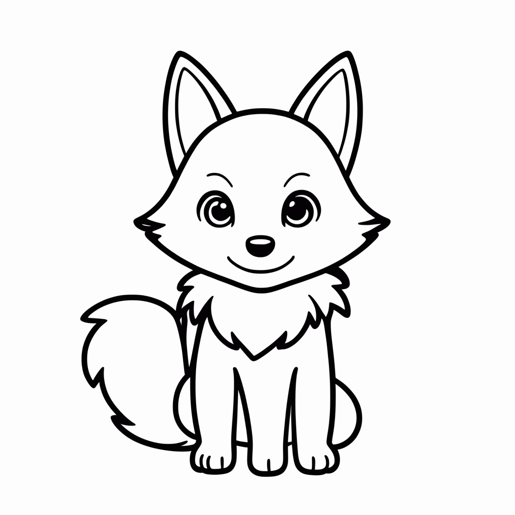 Desenho de Eevee para colorir e imprimir grátis em folha A4