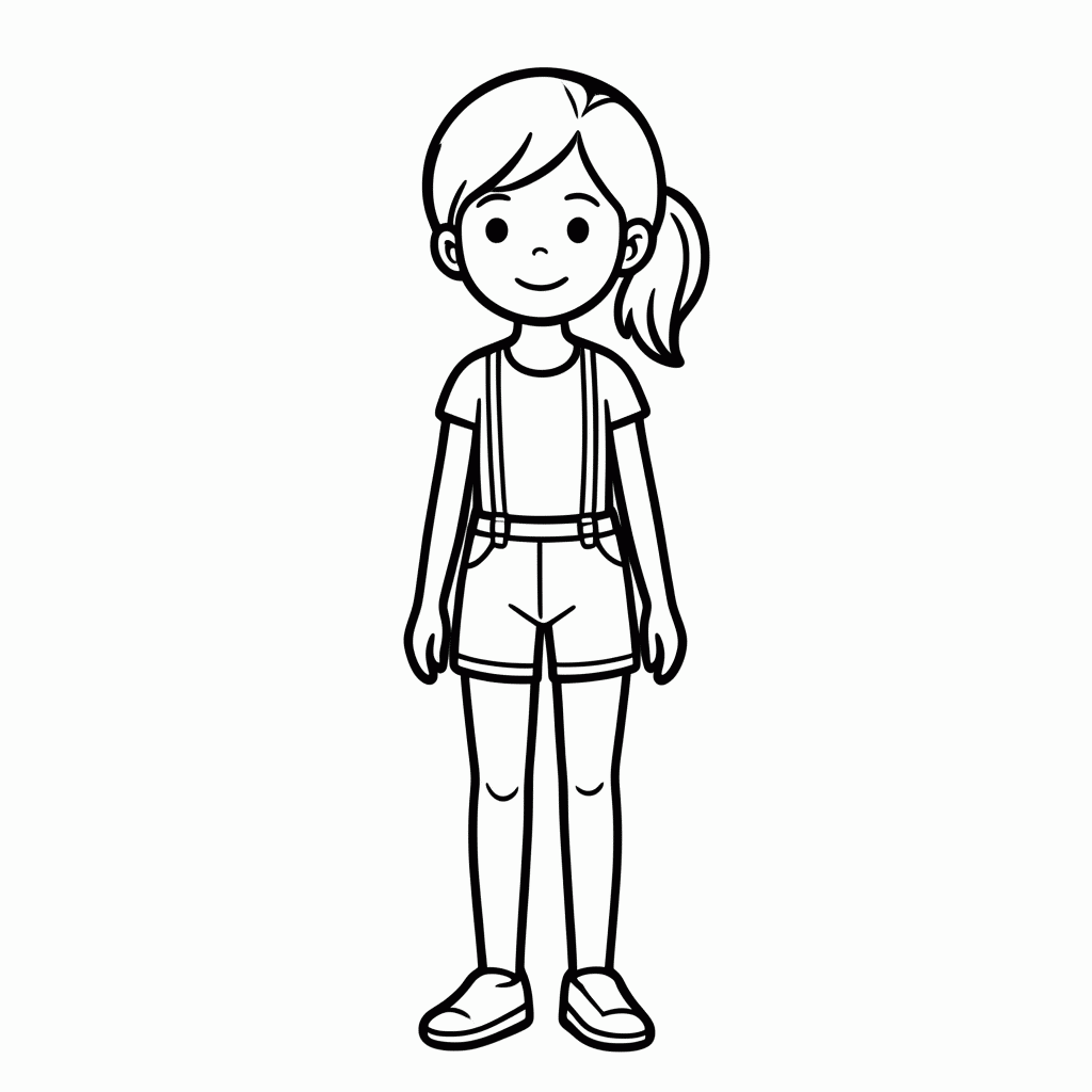 Desenho de Misty para colorir e imprimir grátis em folha A4