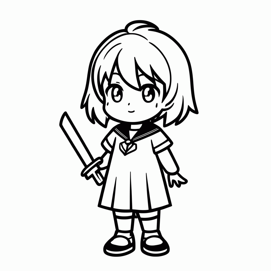 Desenho de Sailor Uranus Haruka para colorir e imprimir grátis em folha A4