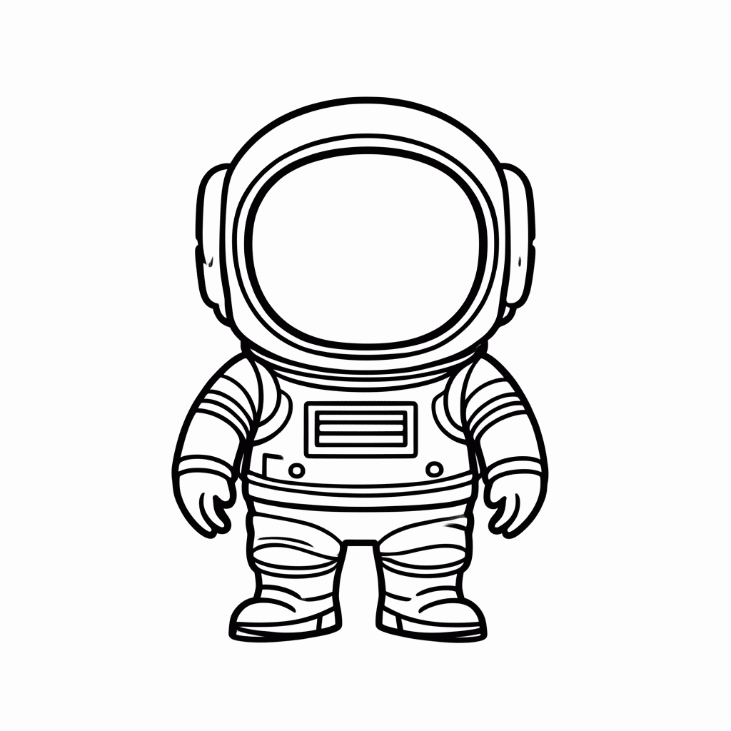 Desenho de Capacete Astronauta Detalhes para colorir e imprimir grátis em folha A4