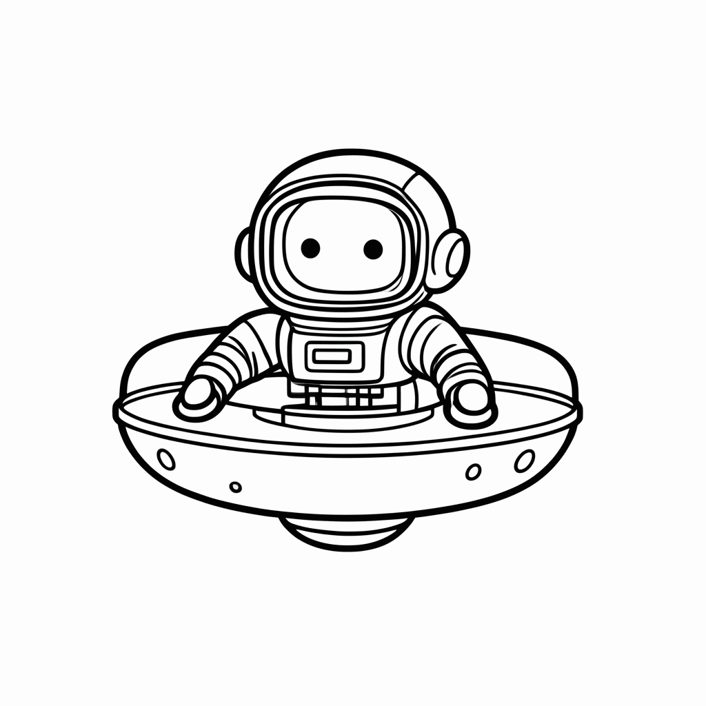 Desenho de Estacao Espacial Internacional para colorir e imprimir grátis em folha A4