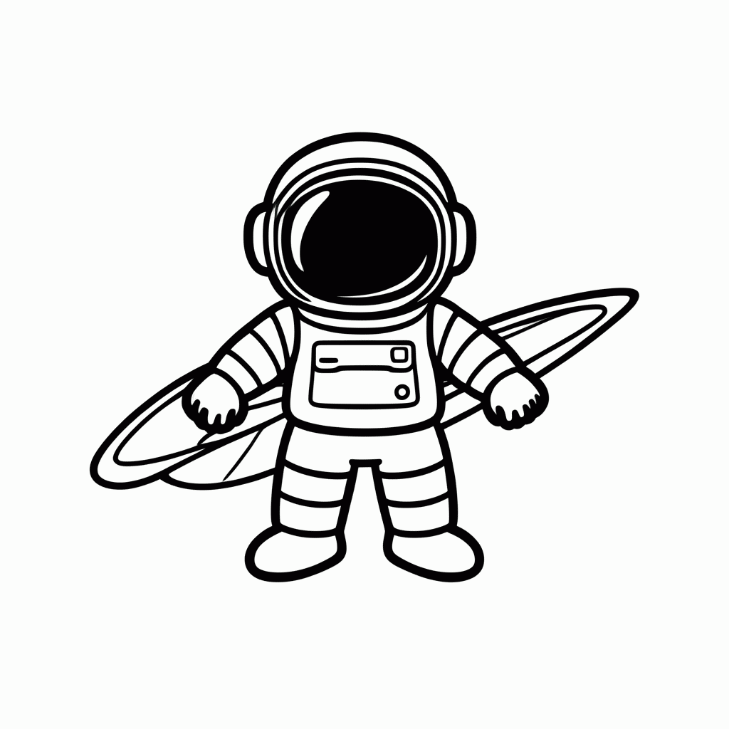 Desenho de Satelite Orbita para colorir e imprimir grátis em folha A4
