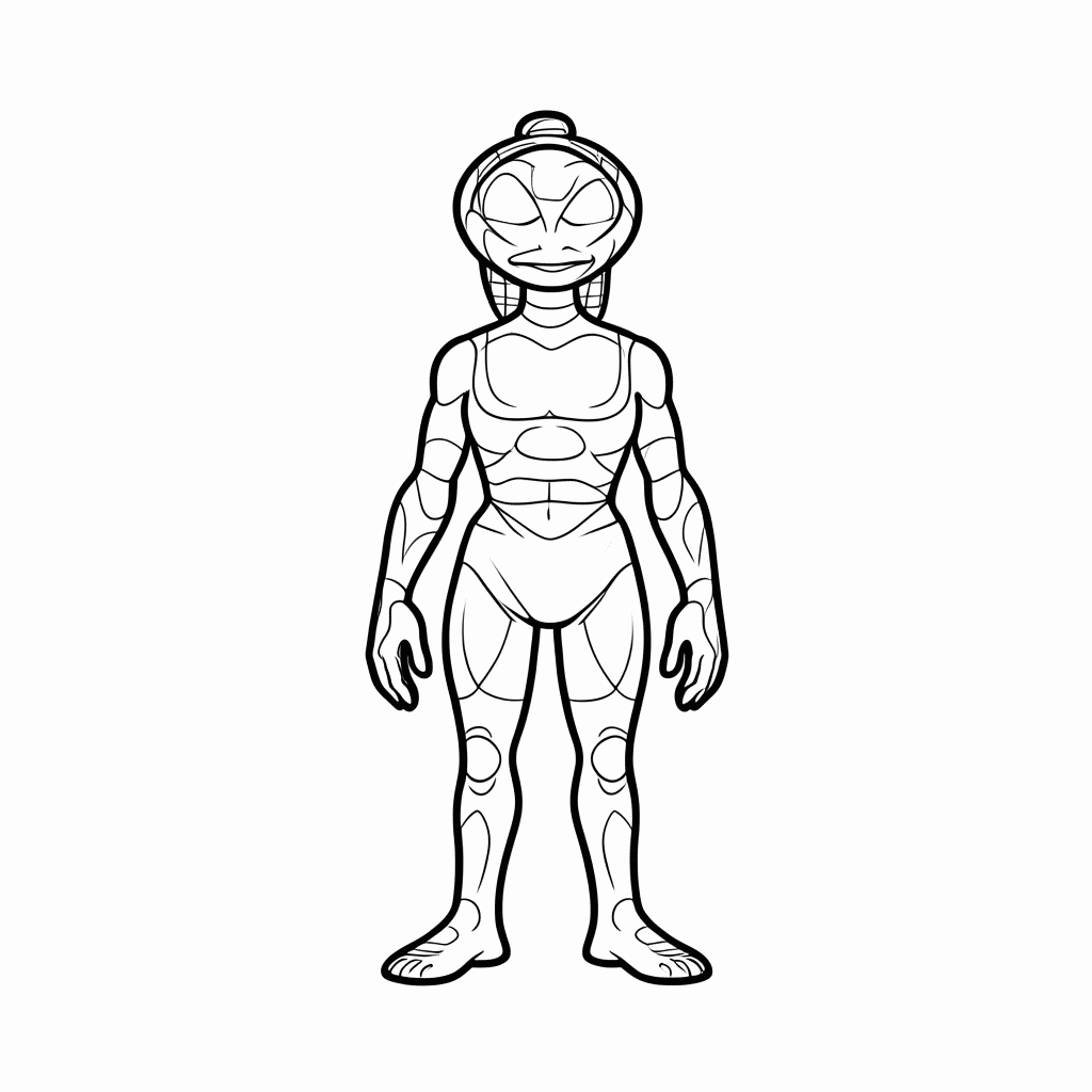 Desenho de Viperolobo para colorir e imprimir grátis em folha A4