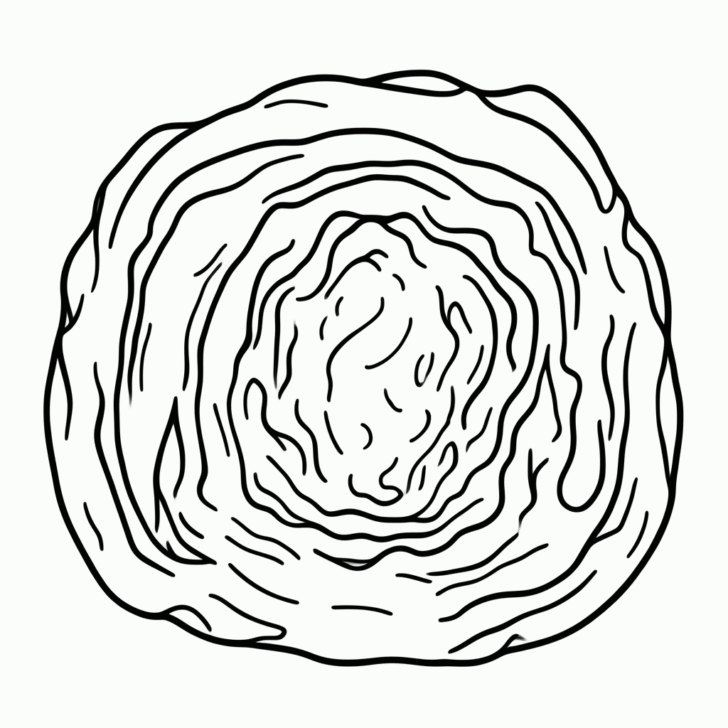 Desenho de Caverna Cristais para colorir e imprimir grátis em folha A4