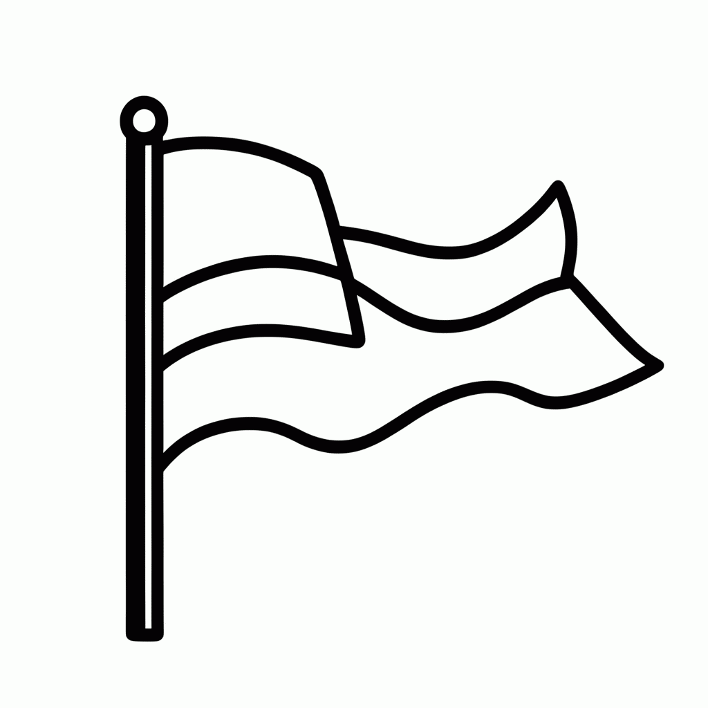 Desenho de Bandeira do(a) Russia para colorir e imprimir grátis em folha A4