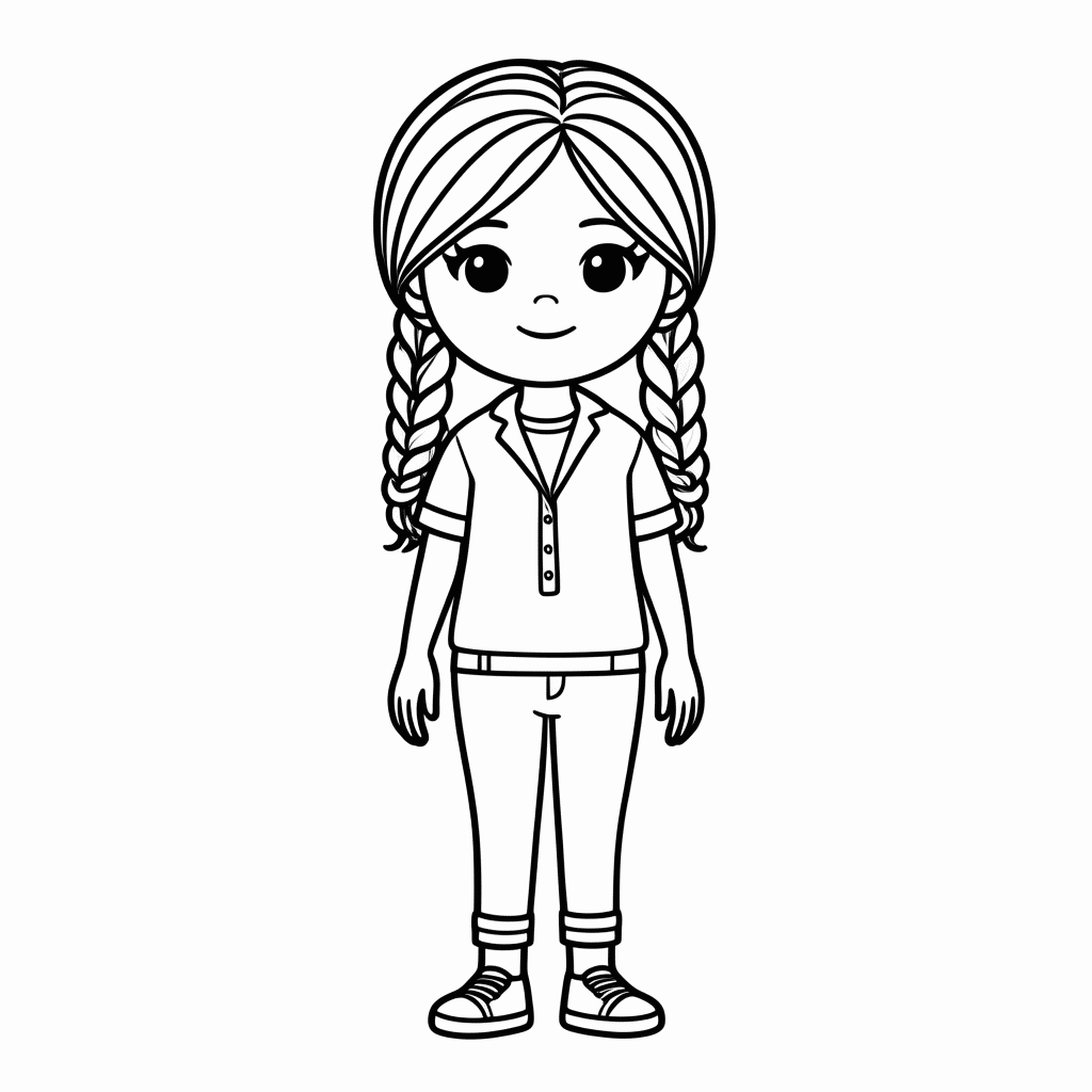 Desenho de Stacie Irma para colorir e imprimir grátis em folha A4