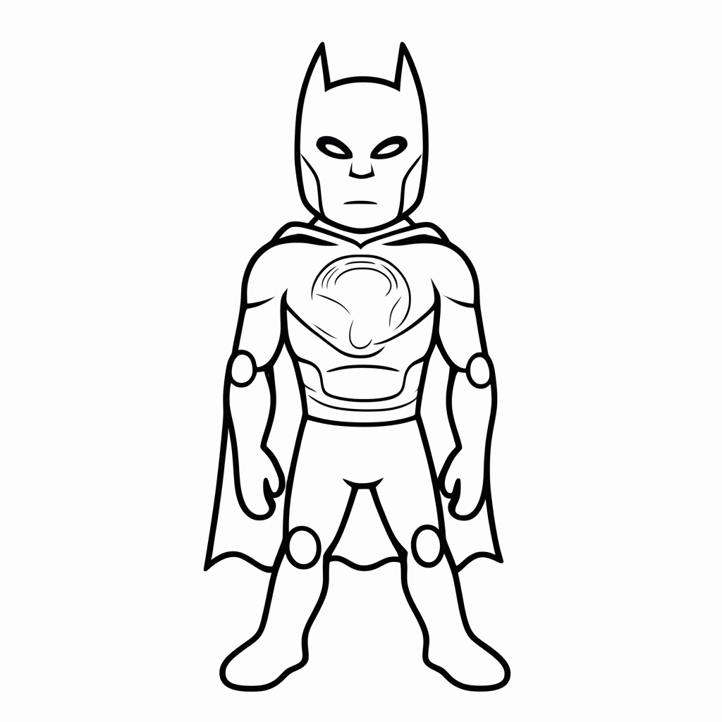 Desenho de Batcaverna Quartel para colorir e imprimir grátis em folha A4