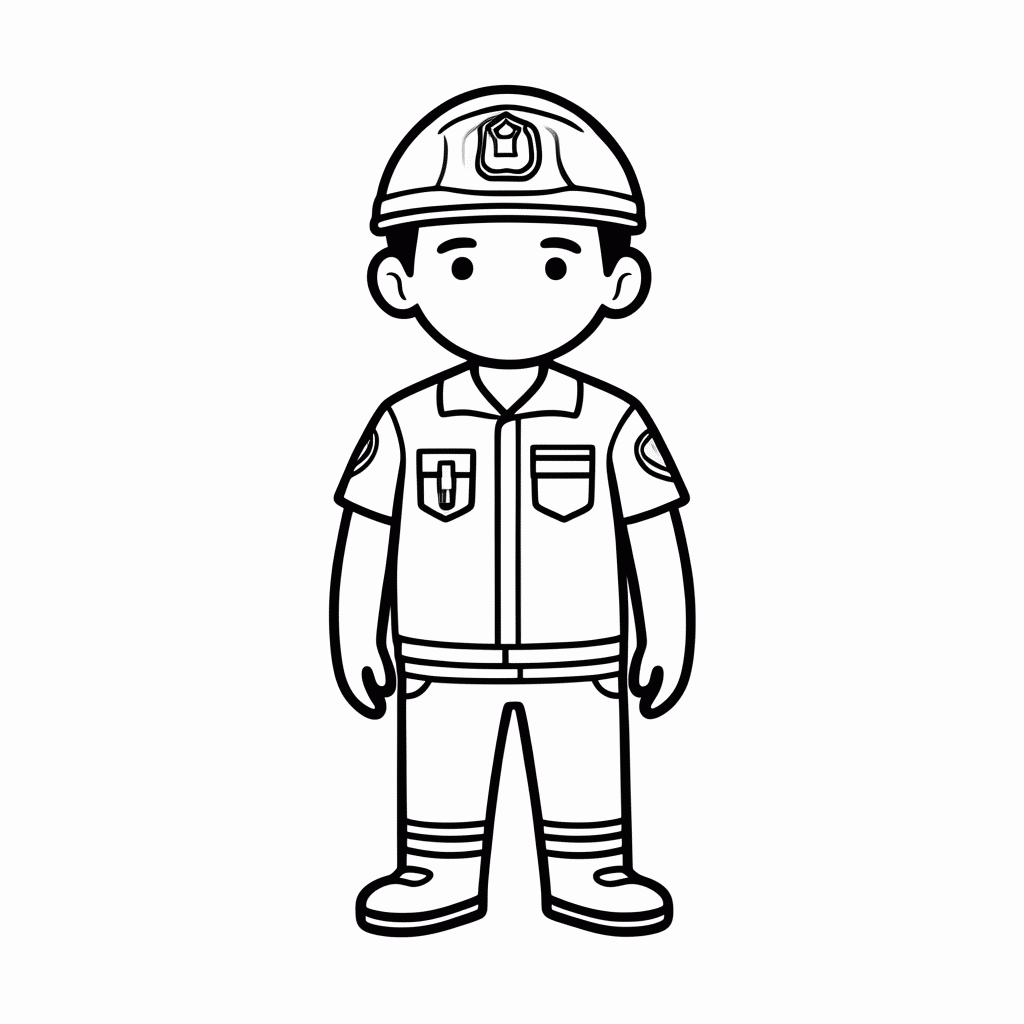 Desenho de Enfermeira Maleta para colorir e imprimir grátis em folha A4