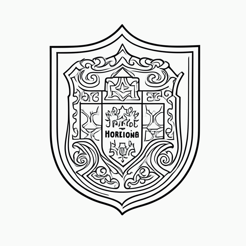 Desenho de Brasao Cidade Belo Horizonte para colorir e imprimir grátis em folha A4