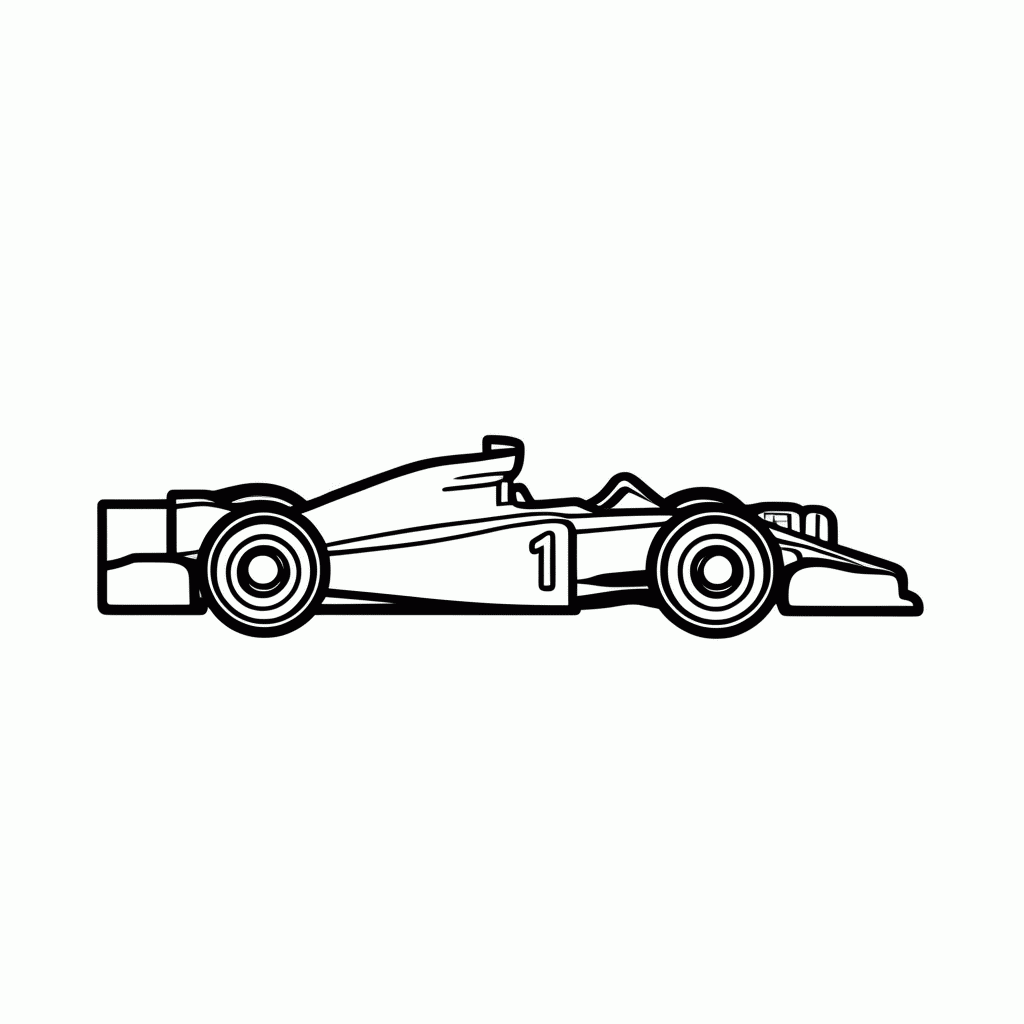 Desenho de F1 Rb Verstappen para colorir e imprimir grátis em folha A4
