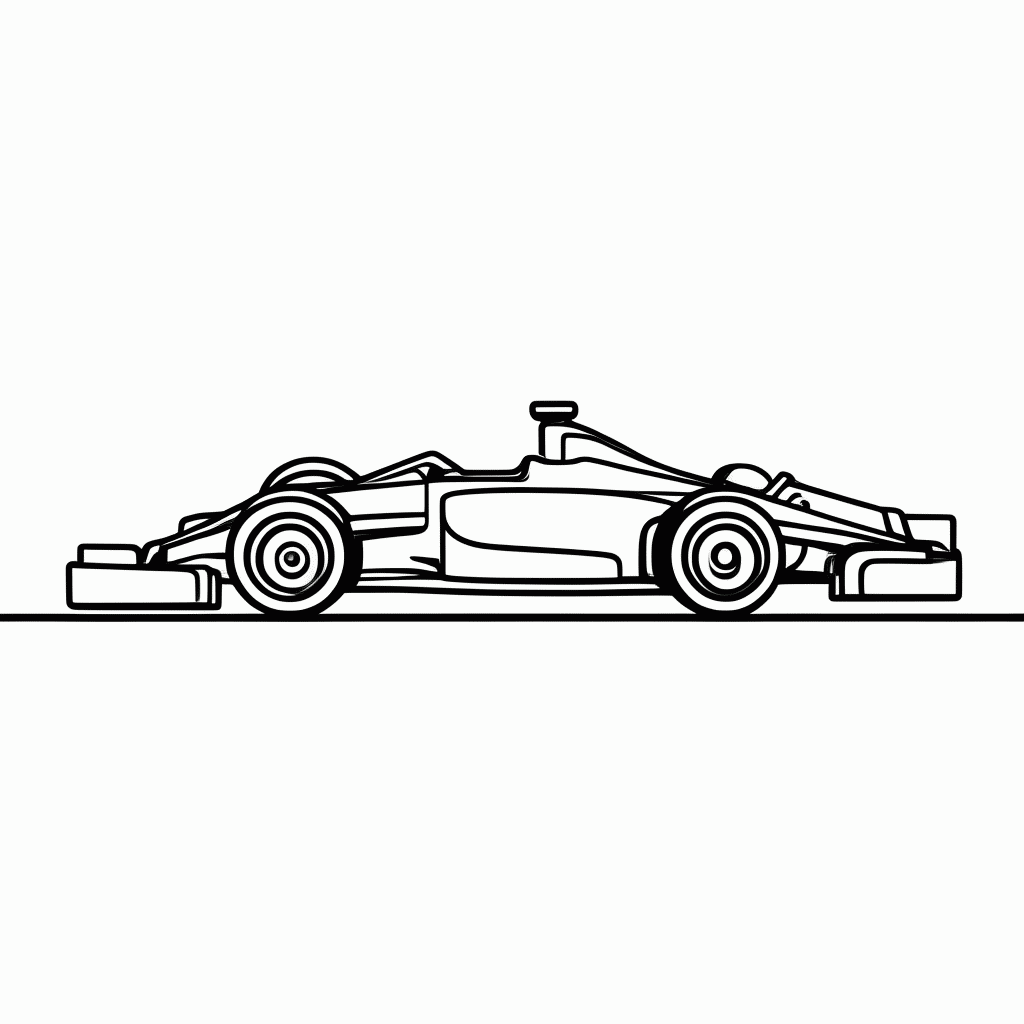 Desenho de F1 Williams para colorir e imprimir grátis em folha A4