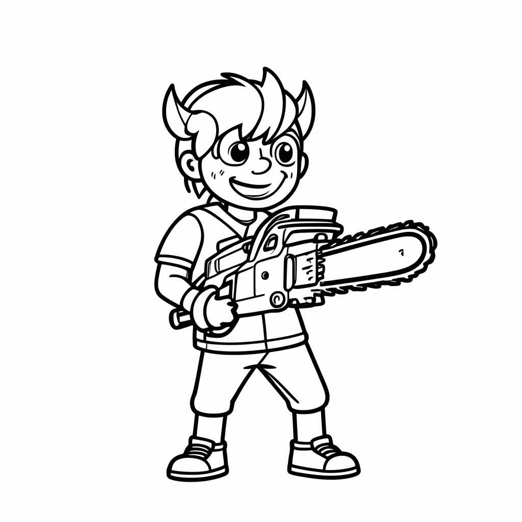 Desenho de Kobeni Trabalhadora para colorir e imprimir grátis em folha A4