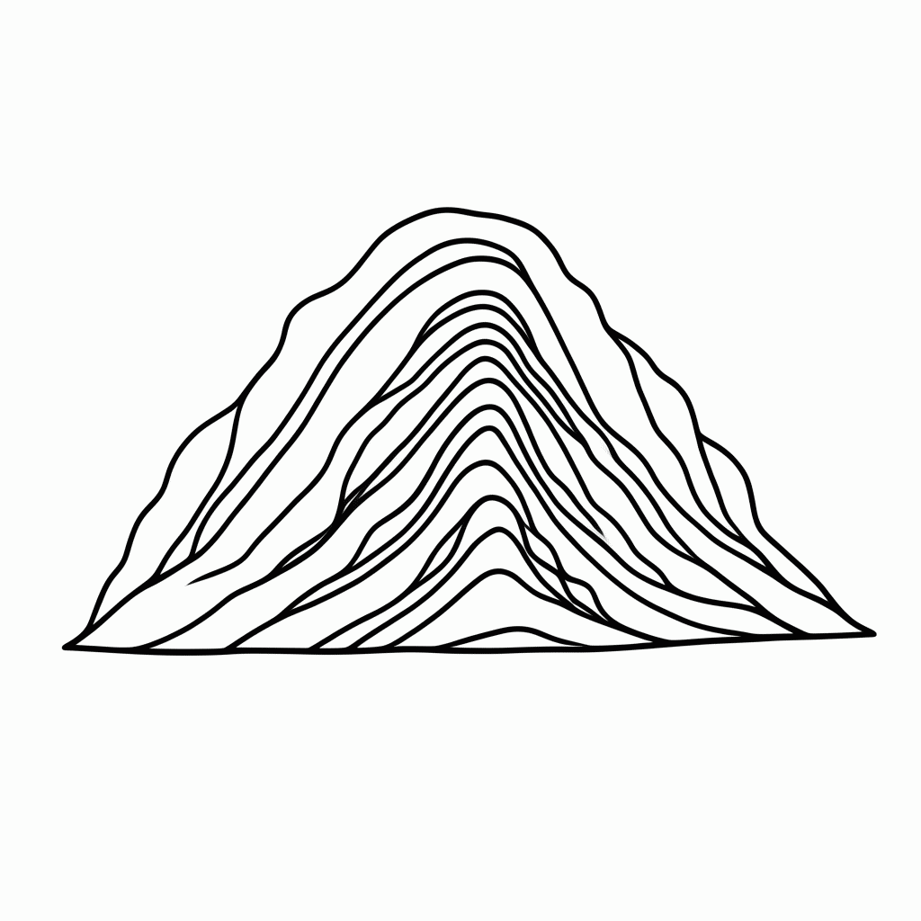 Desenho de Formacao Da Rocha para colorir e imprimir grátis em folha A4