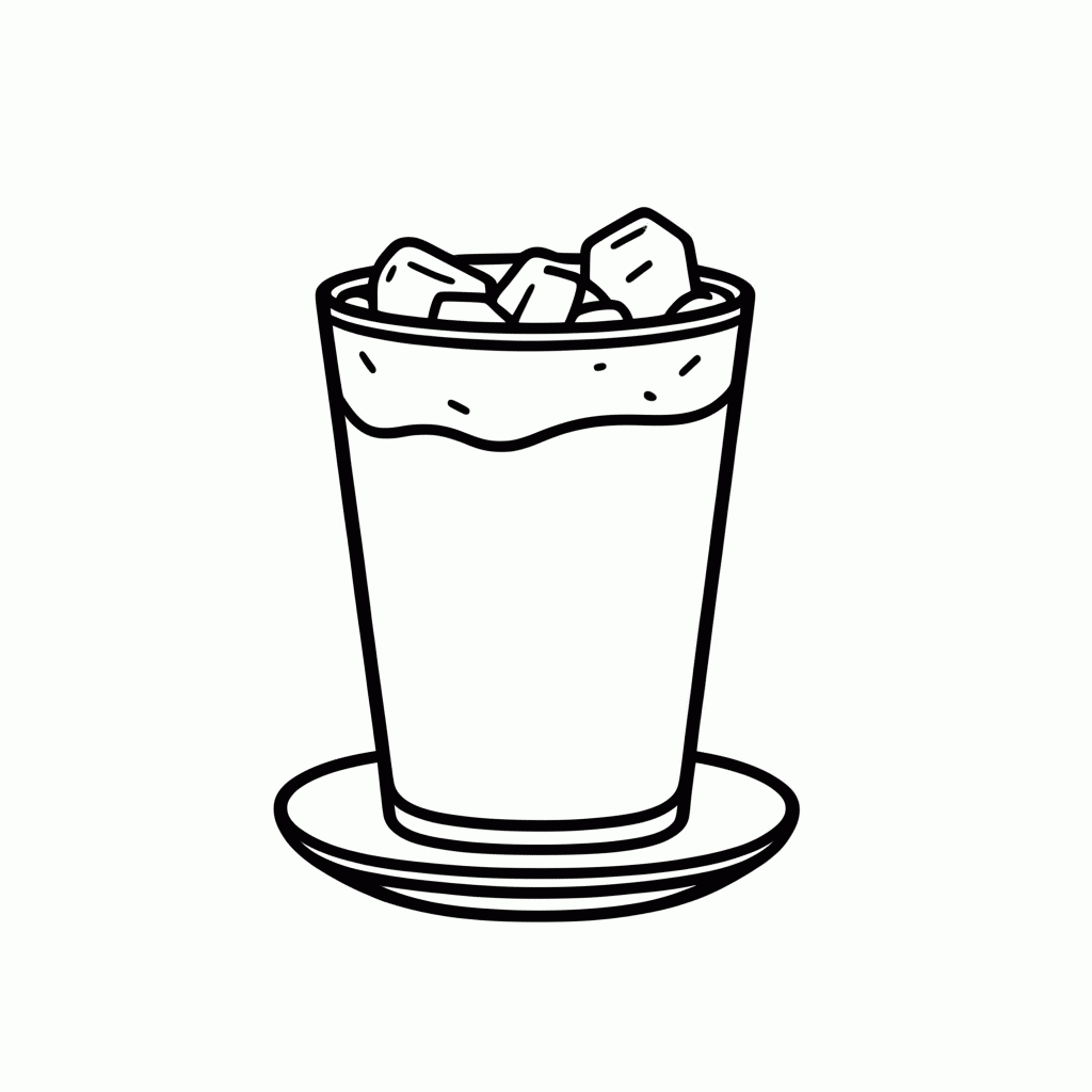 Desenho de Caldo De Cana para colorir e imprimir grátis em folha A4