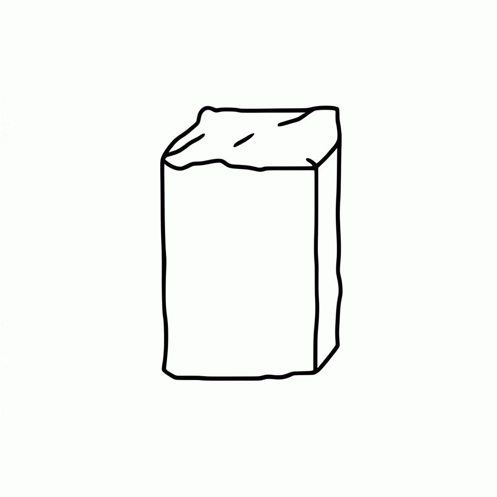 Desenho de Pacoca para colorir e imprimir grátis em folha A4