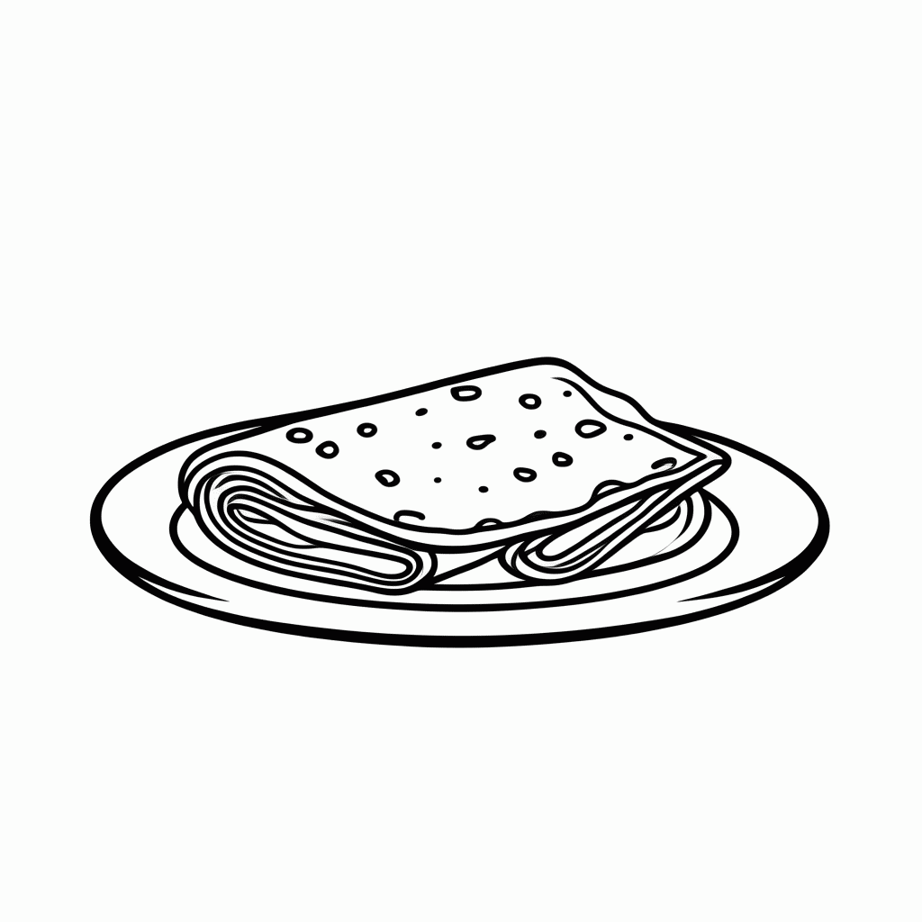 Desenho de Tapioca para colorir e imprimir grátis em folha A4