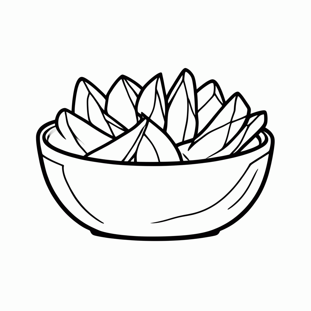 Desenho de Batata Rustica para colorir e imprimir grátis em folha A4