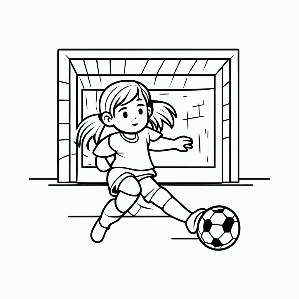 Desenho de Debinha (Brasil) para colorir e imprimir grátis em folha A4