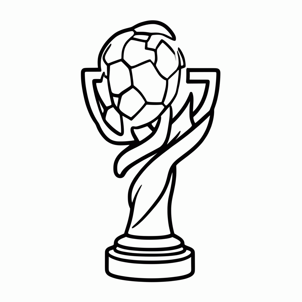 Desenho de Mapa das Sedes da Copa para colorir e imprimir grátis em folha A4