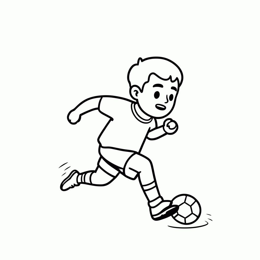 Desenho de Alex Sandro (lateral) para colorir e imprimir grátis em folha A4