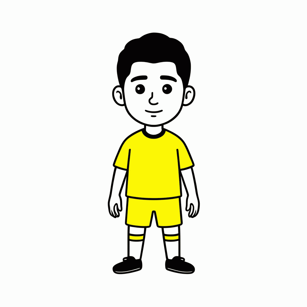 Desenho de Andreas Pereira para colorir e imprimir grátis em folha A4