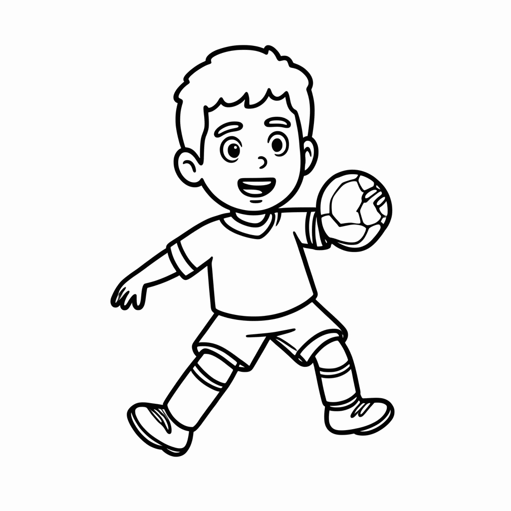 Desenho de Danilo (zagueiro) para colorir e imprimir grátis em folha A4
