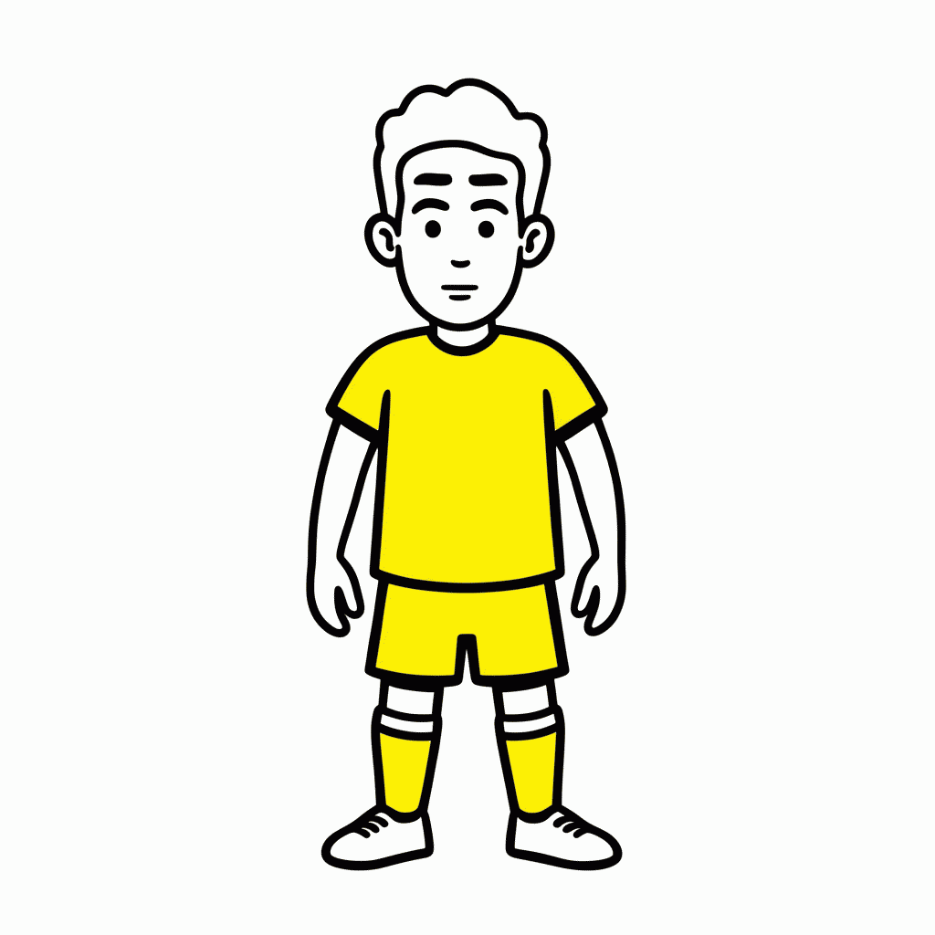 Desenho de Endrick para colorir e imprimir grátis em folha A4