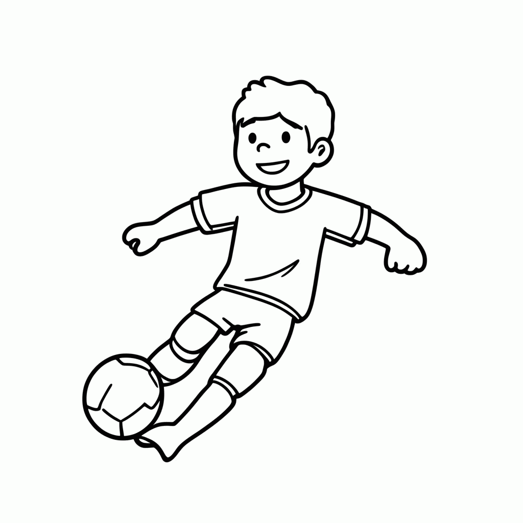 Desenho de Fabinho (volante) para colorir e imprimir grátis em folha A4