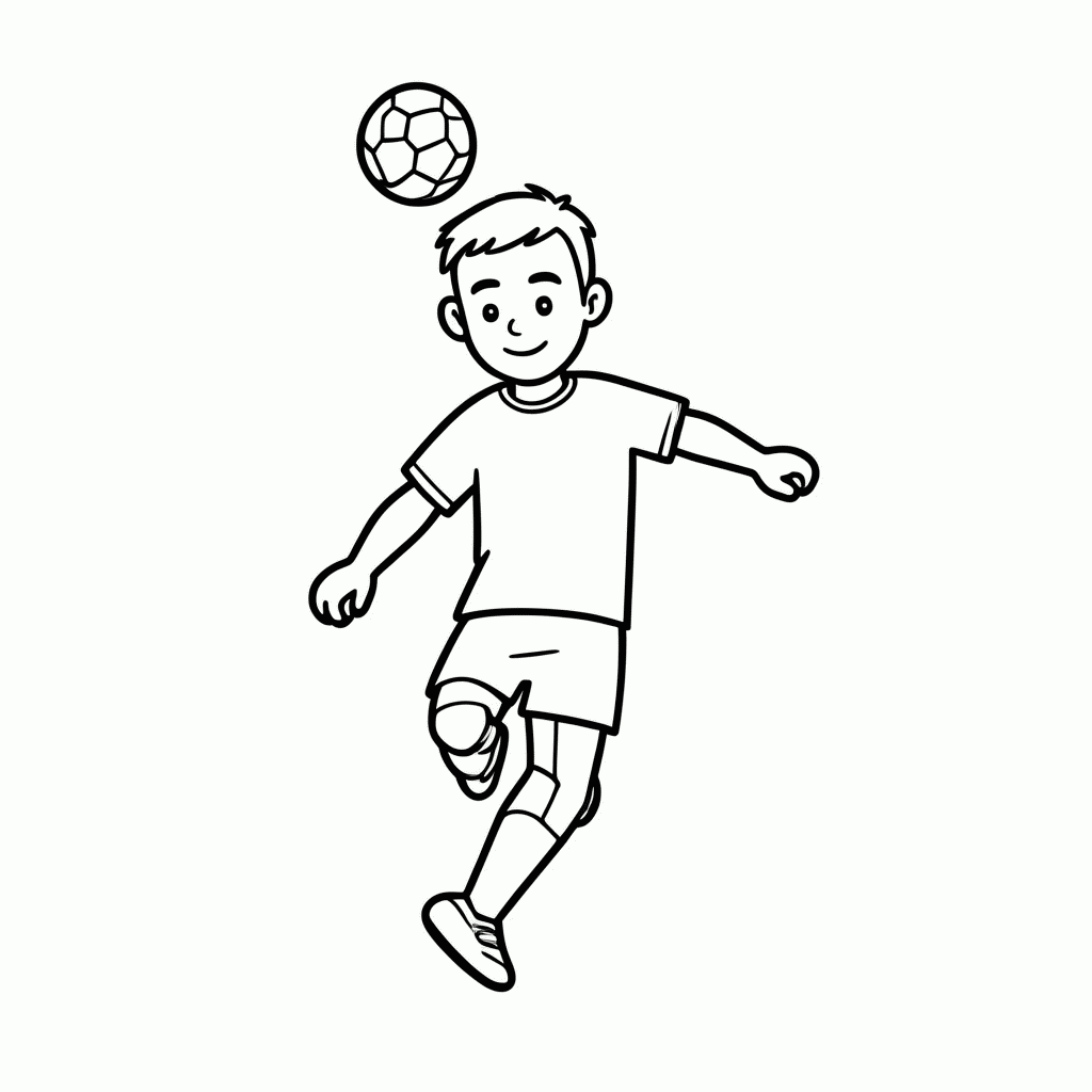 Desenho de Ibañez (zagueiro) para colorir e imprimir grátis em folha A4