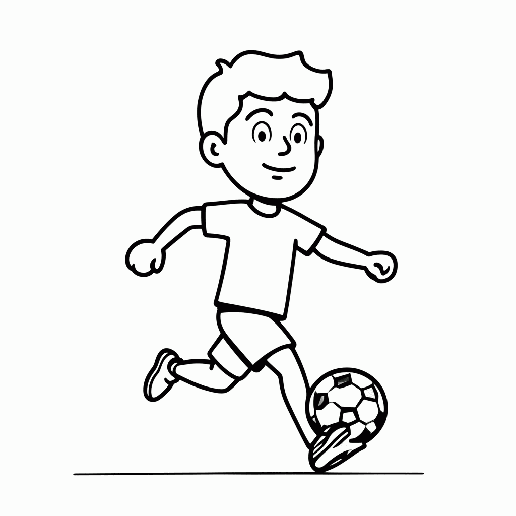 Desenho de Wesley (lateral) para colorir e imprimir grátis em folha A4