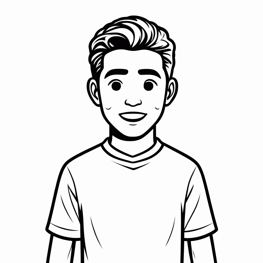Desenho de Nico Williams (Espanha) para colorir e imprimir grátis em folha A4