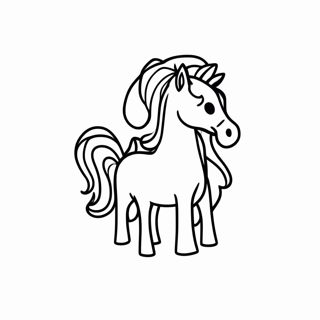 Desenho de Kelpie para colorir e imprimir grátis em folha A4