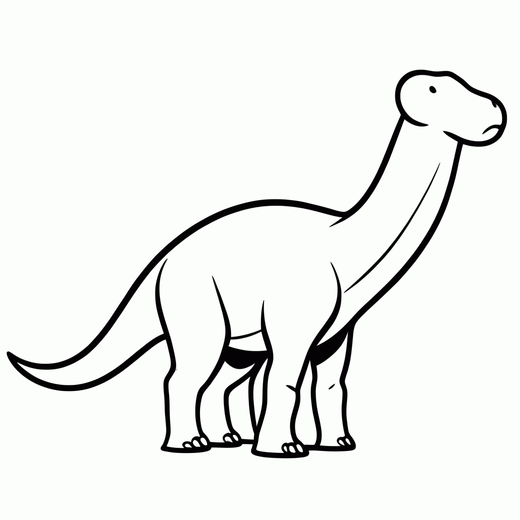 Desenho de Argentinosaurus para colorir e imprimir grátis em folha A4