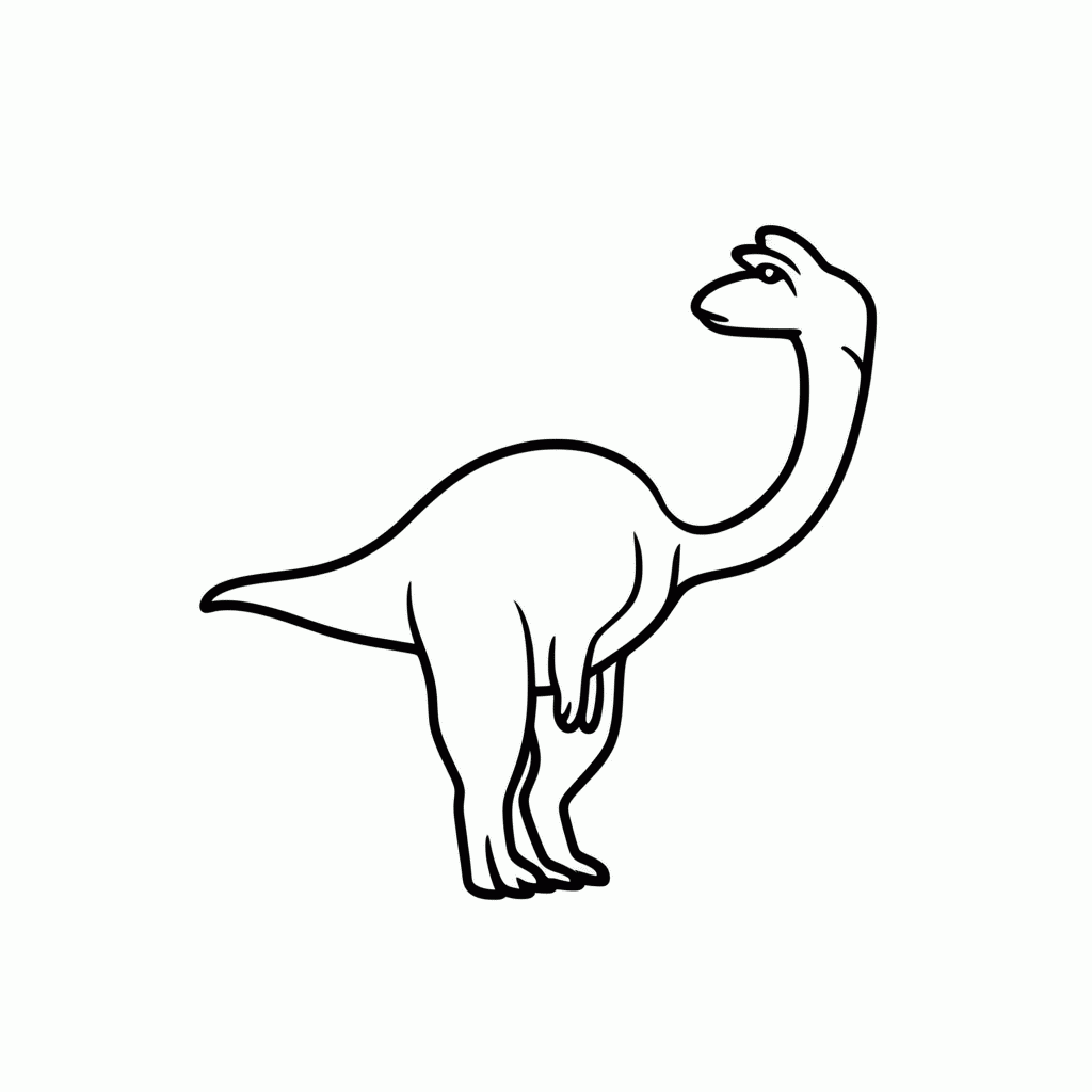 Desenho de Oviraptor para colorir e imprimir grátis em folha A4