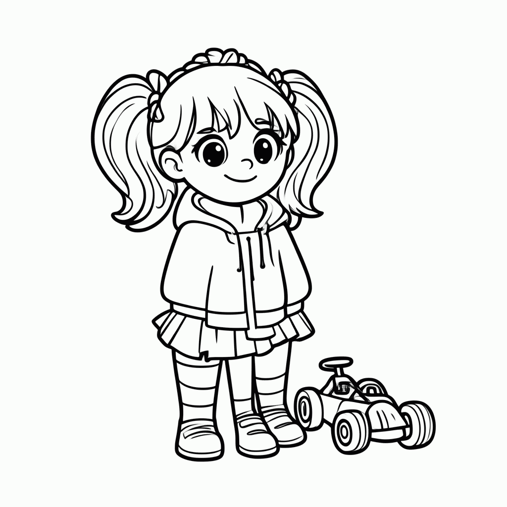 Desenho de Pilota de Doces para colorir e imprimir grátis em folha A4